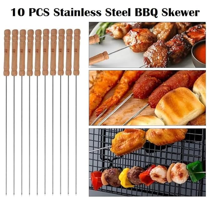 High quality BBQ Grill Skewers- Set of 12