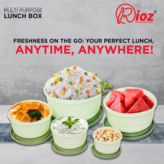 Fridge Storage Container Box Set of 3 |Air-Tight & Leak-Proof for Freshness