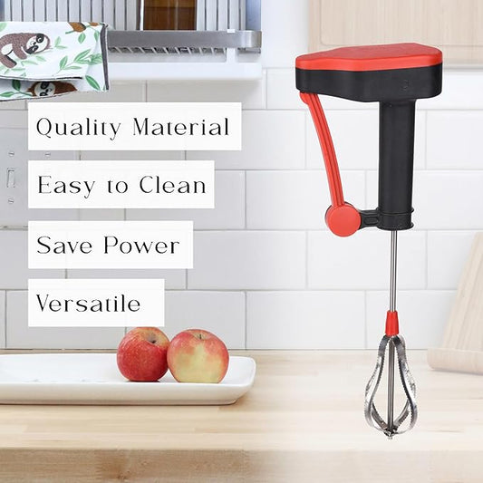 Hand Press Manual Blender for Lassi, Juices & Mixing