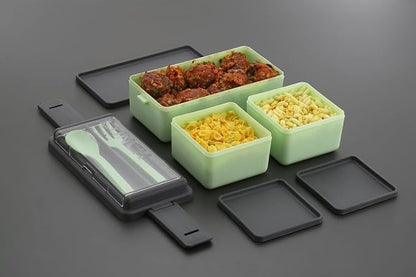 Fablue Triple Compartment Lunch Box (1.5L)