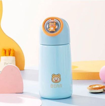 Cute Animal Vacuum Thermos Bottle – Hot & Cold Flask for Kids & Adults