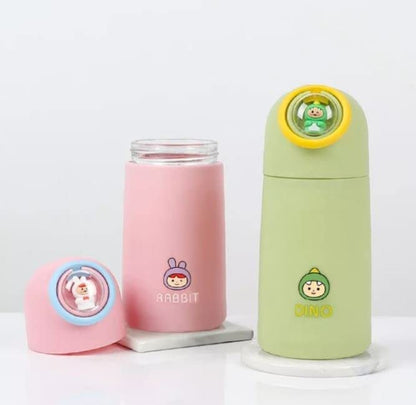Cute Animal Vacuum Thermos Bottle – Hot & Cold Flask for Kids & Adults
