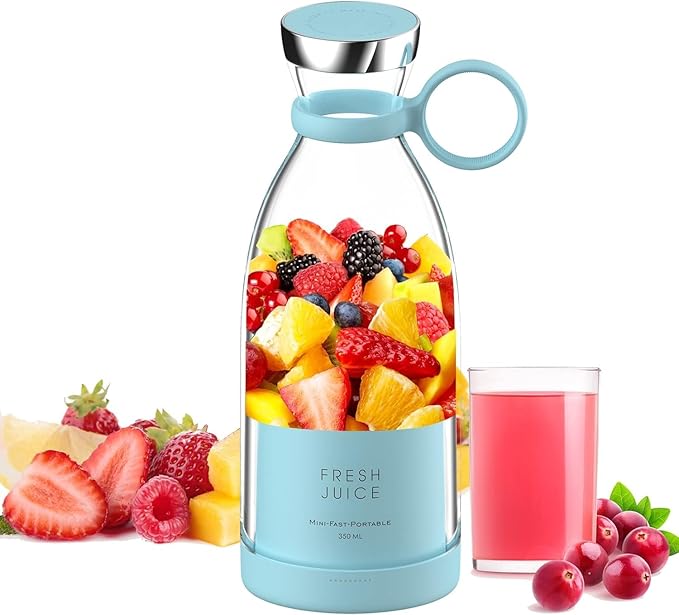 USB Rechargeable Mini Juicer Blender |Multicolor)