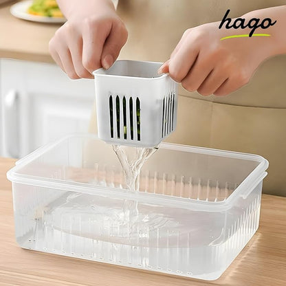 Fridge Storage Boxes Freezer Storage Containers (1000 ml)
