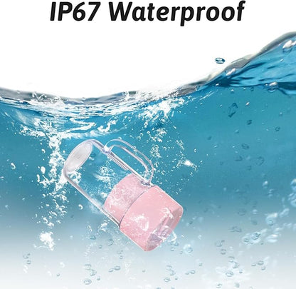 Portable Rechargeable Juicer Blender with Built-in Straw & Glass Cup | Travel Smoothie & Juice Maker