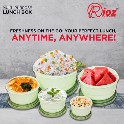 Fridge Storage Container Box Set of 3 |Air-Tight & Leak-Proof for Freshness