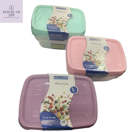 Multipurpose Container - 3 Set (Air Tight)