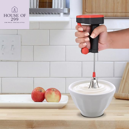 Hand Press Manual Blender for Lassi, Juices & Mixing