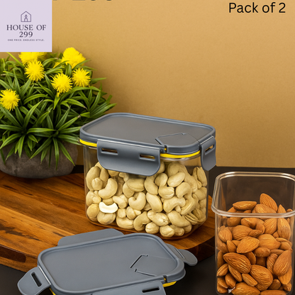Air Tight Containers – Kitchen Organizer & Storage (set of 2 / 700 ml)
