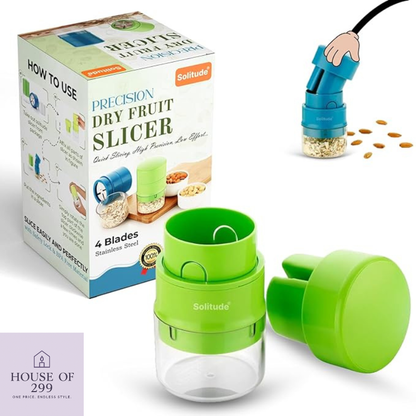 Automatic High Precision Dry Fruit Cutter & Slicer Effortless Slicing for Almonds, Cashews